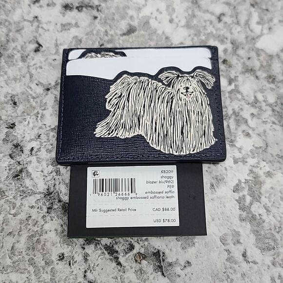 kate spade Shaggy Embossed Cardholder - Picture 6 of 11